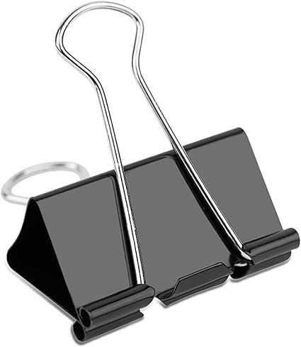 Lessden shop Extra Large Binder Clips 2 Inch Office Paper Clips
