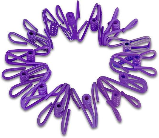 Lessden shop Purple Chip Bag Clips Multipurpose Food Sealing Clips Pack